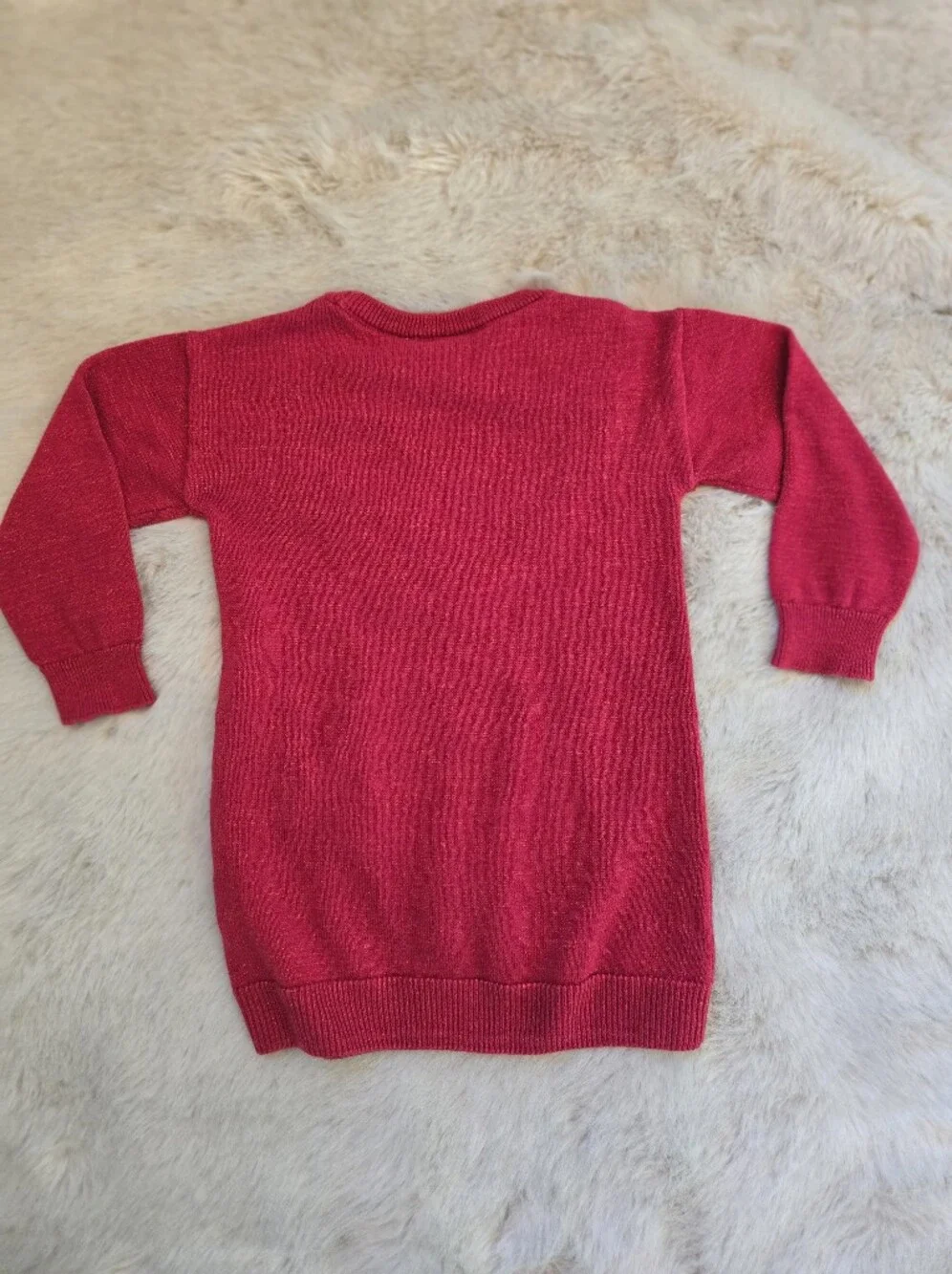 The Children's Place Reindeer Holiday Sweater Dress – Size 18–24 Months